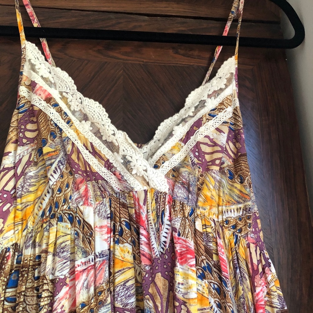 Print maxi dress